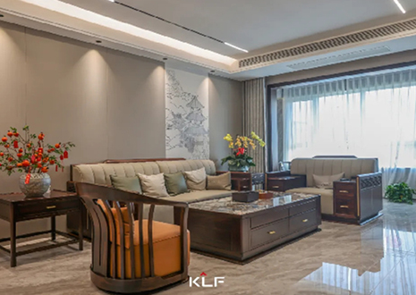 KLF全屋記 | 138㎡現(xiàn)代新中式之家，勾勒古典國風(fēng)雅韻