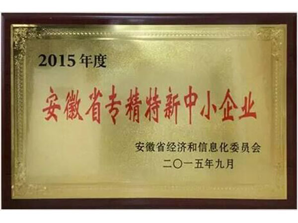 安徽省專(zhuān)精特新